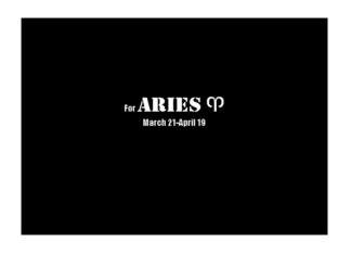 Aries - Simply Black
