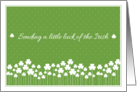 Shamrock Garden St. Patrick’s Day card