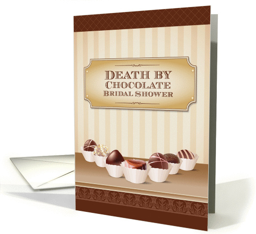 Death by Chocolate Bridal Shower Invitation card (1036375)
