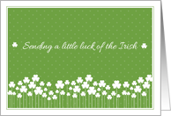 Shamrock Garden St. Patrick’s Day card
