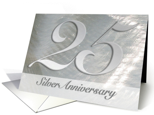 25th Silver Anniversary Invitation card (942860)