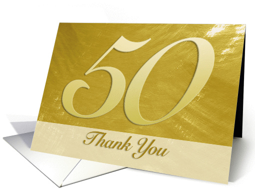 Thank You for Attending Our 50th Wedding Anniversary, big... (969333)