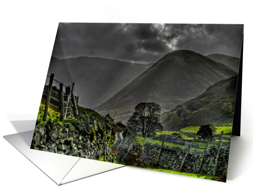 Birthday - mountain scene card (714219)