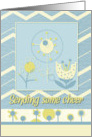 Get Well Soon Sending Some Cheer Bright and Colorful Flowers card