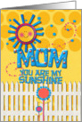 Happy Mother’s Day Mom You Are My Sunshine card