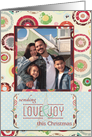 Sending Love and Joy this Christmas Photo Card