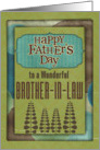 Happy Father’s Day Wonderful Brother-in-Law Trees and Frame card