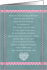 Child Sympathy for Loss of Daughter Pink Ribbons and Heart card