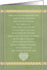 Child Sympathy for Loss of Son Yellow Ribbons and Heart card