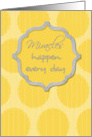 Miracles Happen Encouragement Bright Circles card