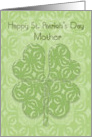 Happy St. Patrick’s Day Mother Irish Blessing Four Leaf Clover card