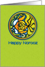 Happy Norooz Persian New Year Goldfish card