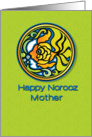 Happy Norooz Mother Persian New Year Goldfish card