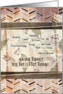 Happy Thanksgiving Giving Thanks Emily Bronte Quote Autumn Leaves Little Things card