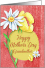 Grandmother Mother’s Day Pretty Watercolor Effect Flowers card