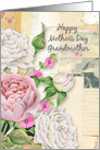 Happy Mother’s Day Grandmother Vintage Look Flowers and Paper Collage card