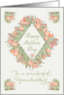 Happy Mother’s Day to a Wonderful Grandmother Pretty Peach Tulips card