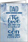 Happy Father’s Day to Dad from Son Sentimental Word Art card