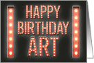 Happy Birthday Art card