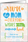 Happy Mother’s Day to Mom From Son Humorous Word Art card