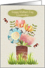 Happy Mother’s Day to Grandmother Beautiful Flower Bouquet card