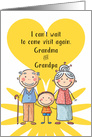 Thinking of You Grandparents from Boy Covid-19/Coronavirus Situation card