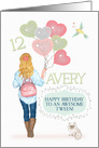 Avery 12 card