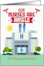 From Hospital to Nurses Happy Nurses Day Custom Hospital Name card