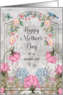 Wife Mother’s Day Beautiful and Colorful Flower Garden card