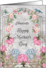 Mother’s Day Custom Name Beautiful and Colorful Flower Garden card