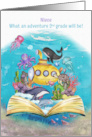 Niece 2nd Grade Back to School Whimsical Ocean Scene card