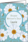 Mother’s Day Custom Name Bright and Bold Daisies card