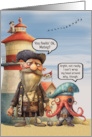 Get Well Wishes with Funny Pirates card