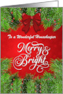 Housekeeper Merry and Bright Christmas Greetings card