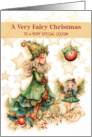 Cousin Fairy Christmas Greetings card