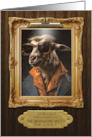 OUR Dad Father’s Day Dad the GOAT Museum Painting Look card
