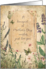 To Any Mother Mother’s Day Bouquet of Wishes Flower Garden card