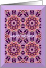 Happy Birthday Colorful Mandala Kaleidoscope card