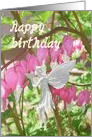 Happy Birthday Fairy Bleeding Hearts card