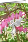 Fairy with Bleeding Hearts Blank Note Card