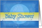 Baby Shower Blue for Boy Invitation card