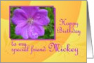 Happy Birthday Special Friend Mickey card