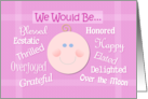 Will You Be Our Baby’s Godparents Whimsical Request card