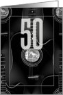 Guitar Player 50th Birthday Card