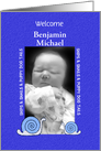 Snips and Snails Baby Boy Announcement Photo Card