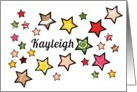 Happy Birthday Kayleigh card