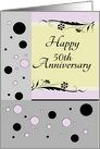 Happy Anniversary Custom Personalized Year card