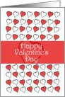 Happy Valentine’s Day Lots of Hearts card