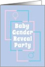 Baby Gender Reveal Party Invitation Girl or Boy? card