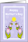 Happy Mother’s Day Tulip Path to the Sun card